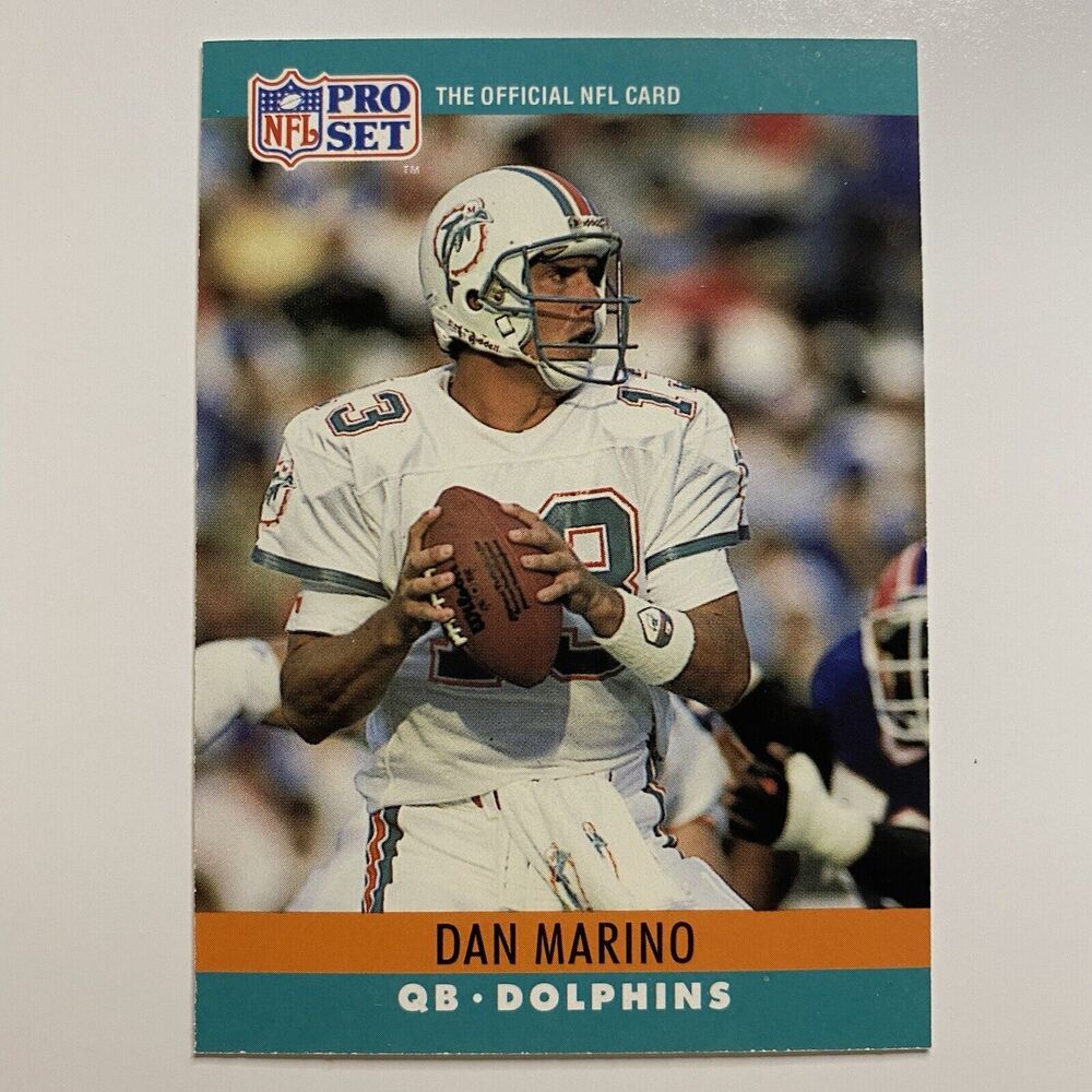 1990 Pro Set Football Card Dan Marino #181 Vintage